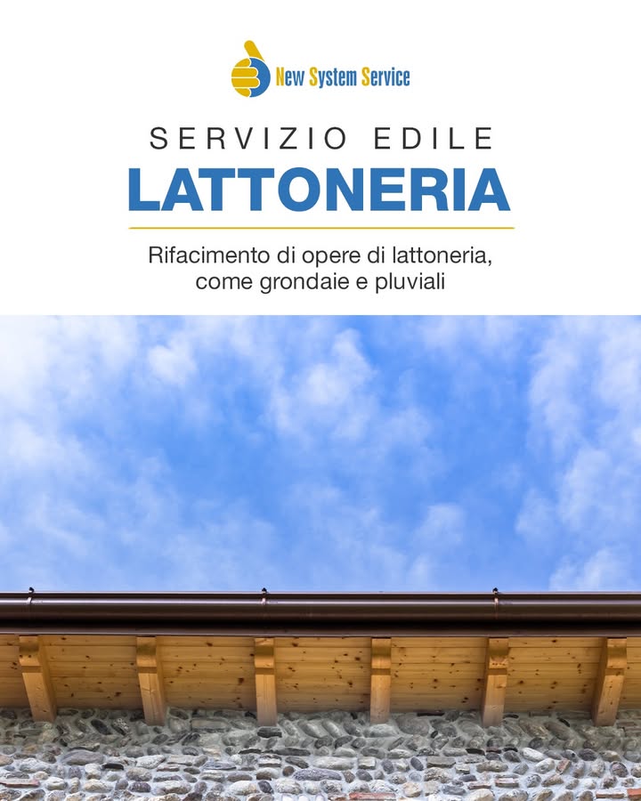LATTONERIA – GRONDAIE E PLUVIALI 🏠💧
👉 Un buon sistema