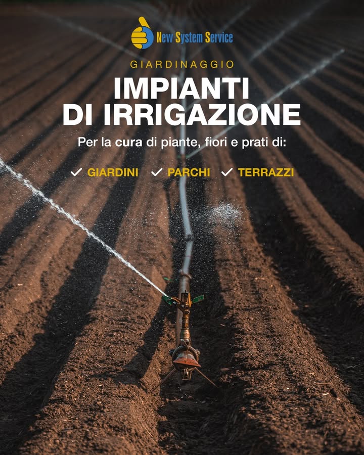 IMPIANTI D'IRRIGAZIONE 🌱💧
👉 Un buon impianto di irrigazione fa crescere