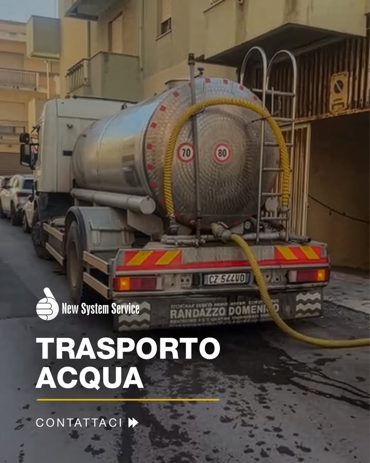 Trasporto acqua 💧
In momenti in cui l’acqua manca, avere un